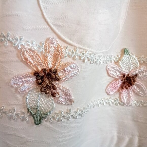 Nike Pale Peach Embellished Cotton Pajama Top - Picture 5 of 8